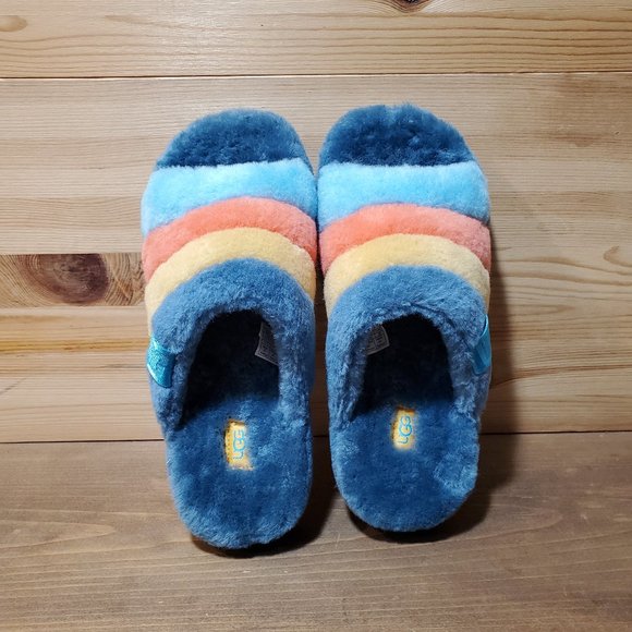 NEW UGG Fluff You Stripes Slipper - Picture 5 of 5